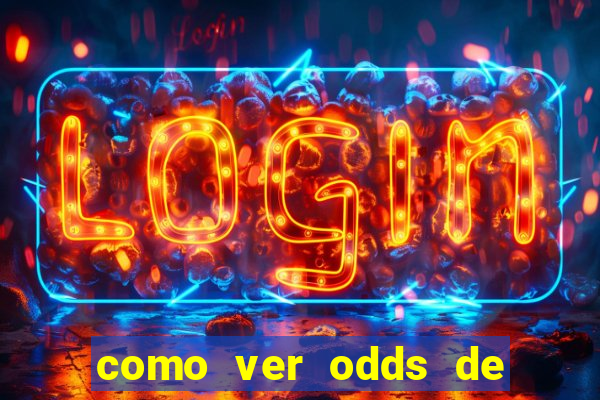 como ver odds de jogos passados